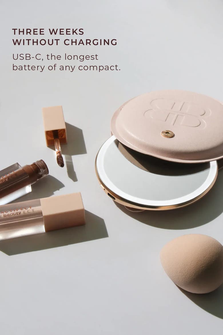 Glow Compact, Alternate, color, Gold Finish