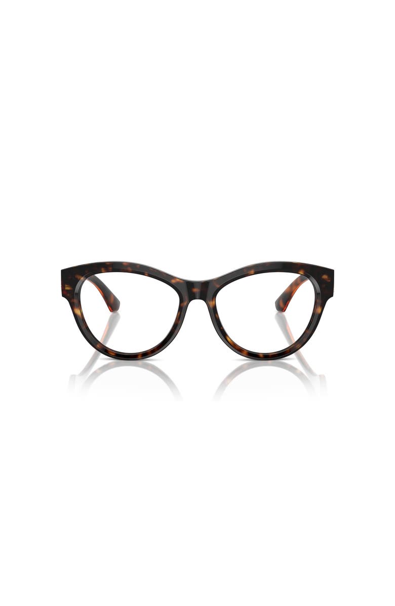 Burberry 53mm Round optical glasses, Alternate, color, Brown