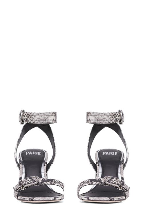 Paige Lydia Sandal In Black/white Multi