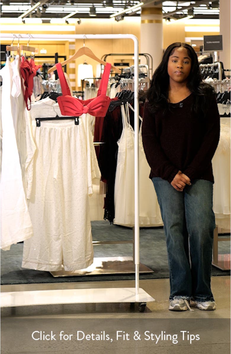 Hayden Knotted Bikini Top, sales video thumbnail