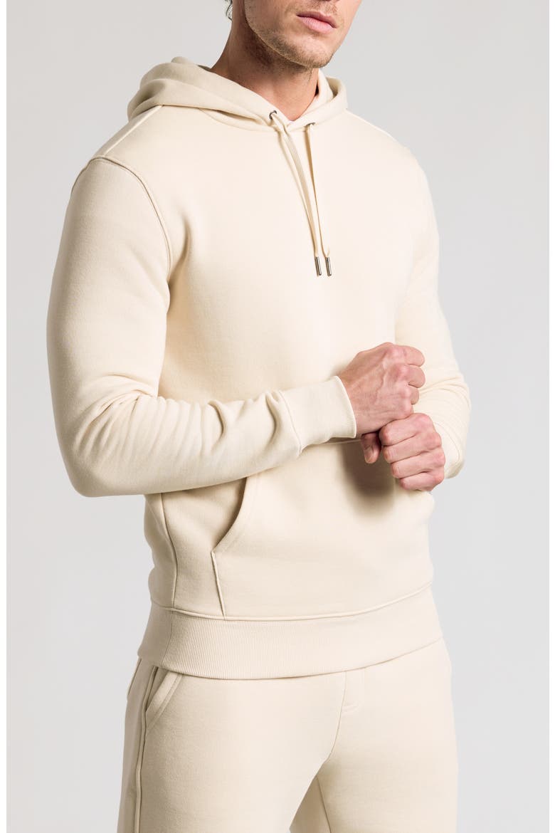 Fleece Pullover Hoodie, Alternate, color, DUNE