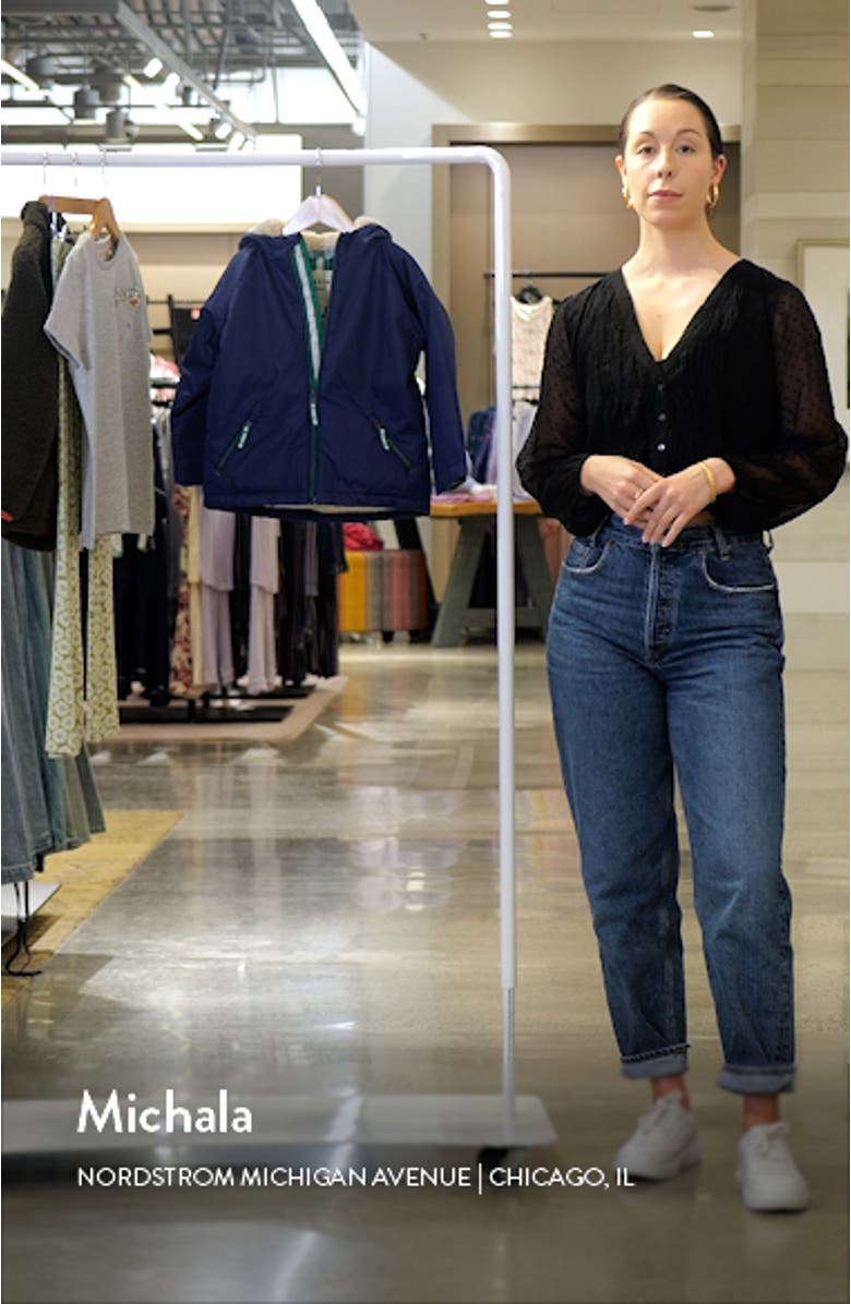 Kids' Solid Zip-Up Hooded Puffer Jacket, sales video thumbnail