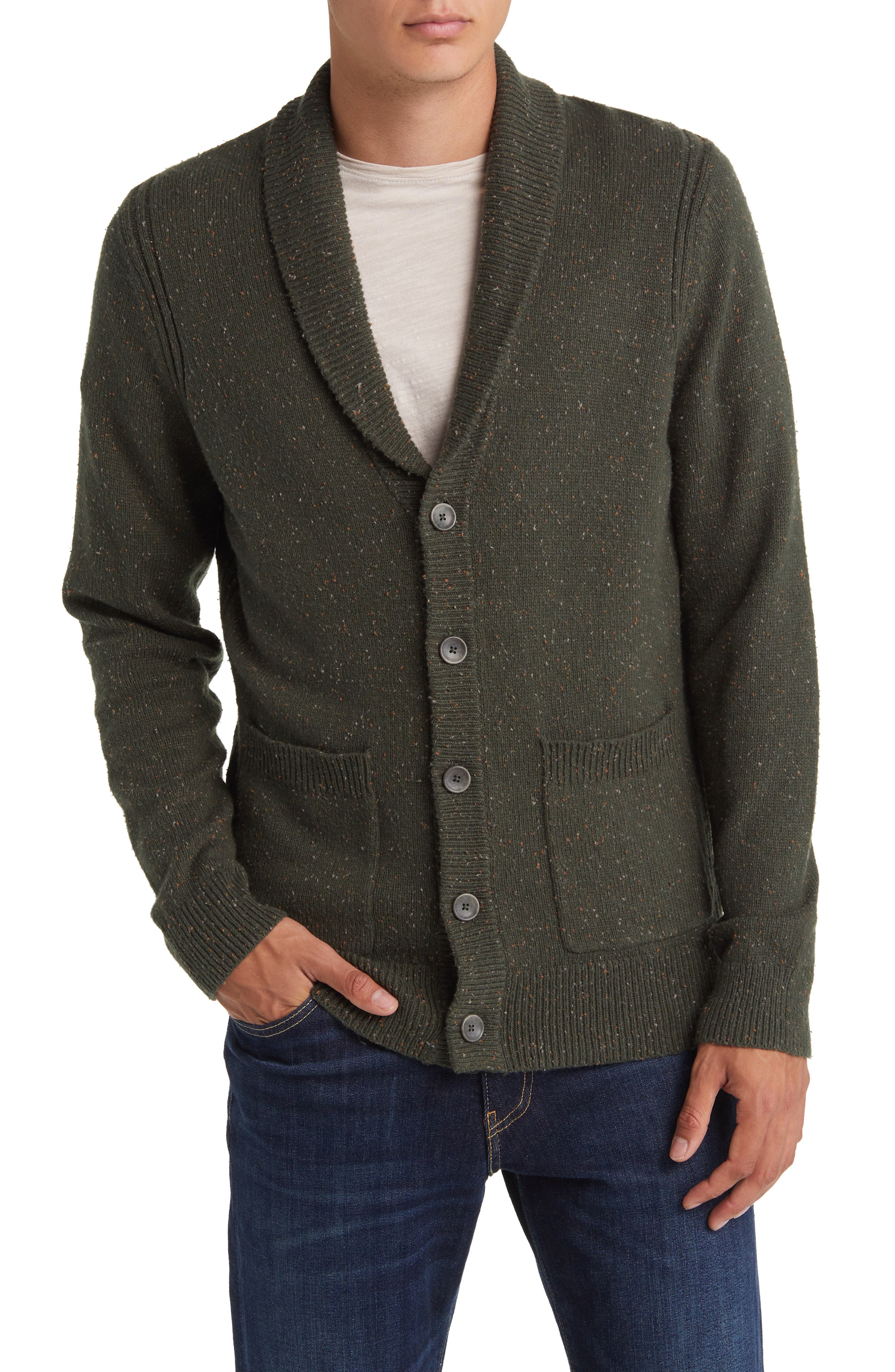 Donegal Shawl Collar Cardigan (Men) | Nordstrom