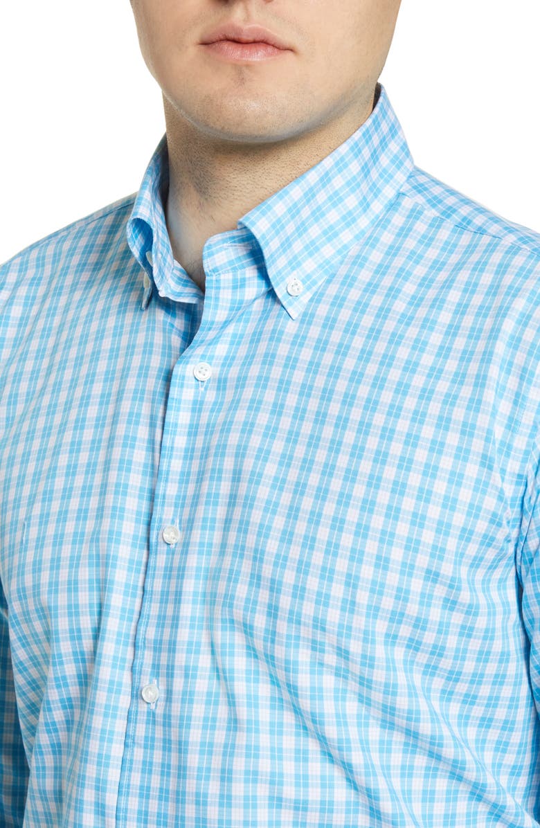 Peter Millar Tides Regular Fit Tattersall Check Button-Down Shirt, Alternate, color, 