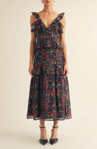 Arose Studio Forever Print Sleeveless Maxi Dress