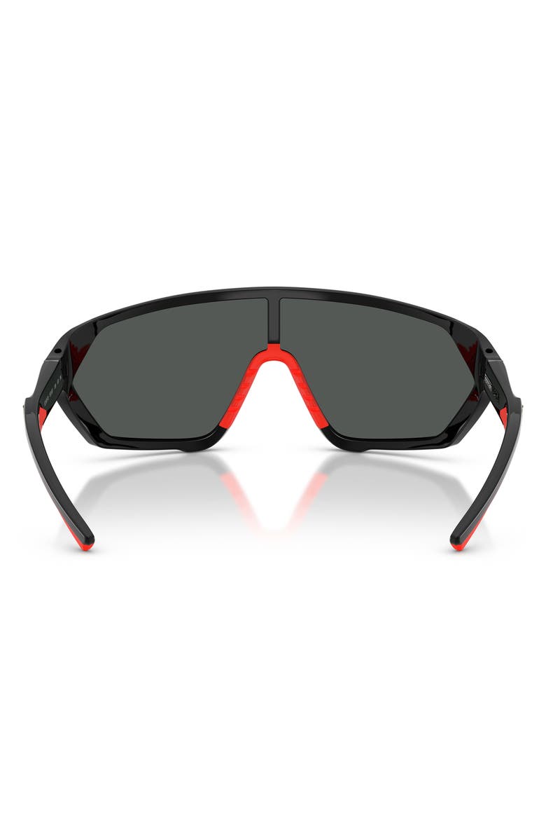 Scuderia Ferrari 36mm Pillow Sunglasses, Alternate, color, Black