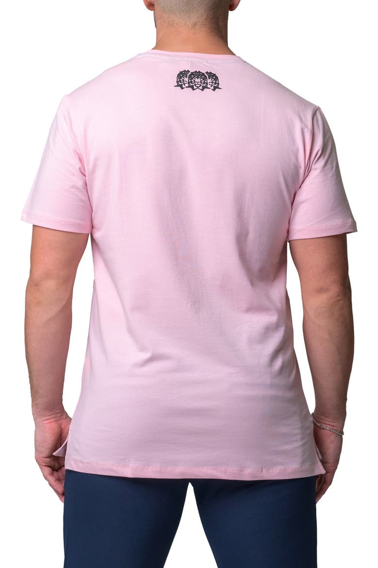 Core Henley, Alternate, color, PINK