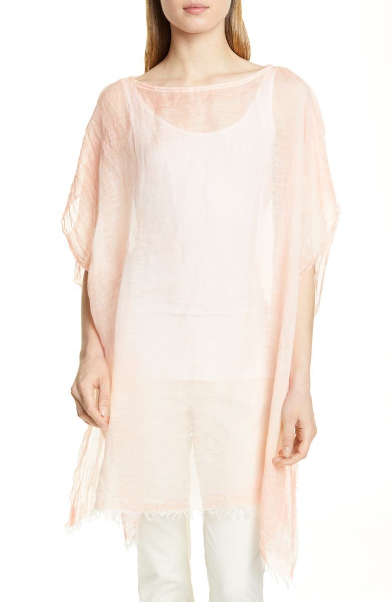 Eileen Fisher Tencel<sup>®</sup> Lyocell Blend Poncho, Main, color, 