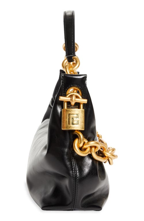 Balmain Sync Medium Chain Shoulder Bag In Calfskin