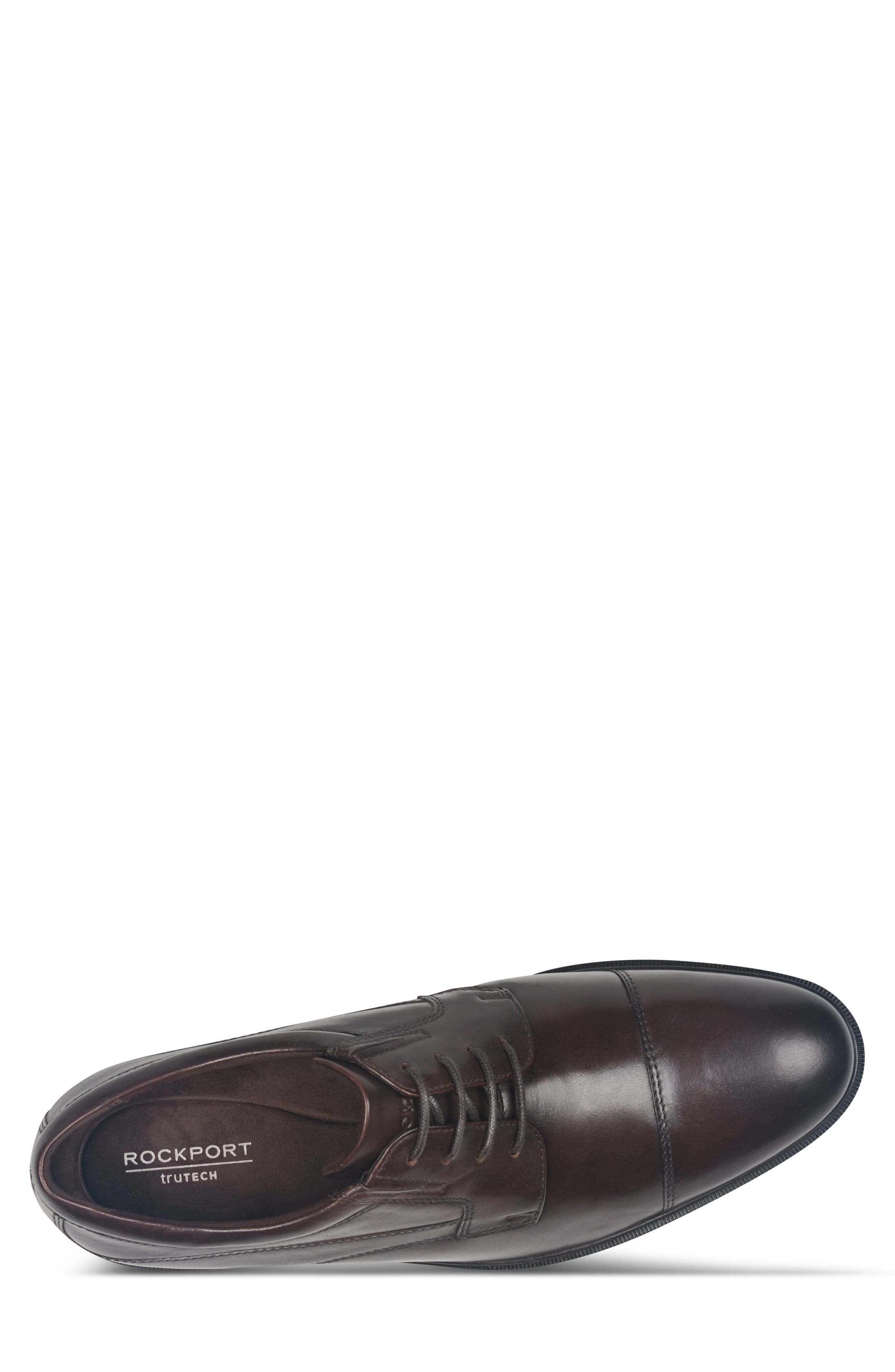 Orson Leather Derby, Alternate, color, DARK BROWN LEATHER