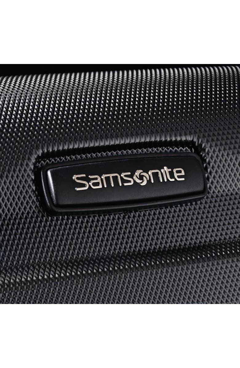 Samsonite Omni PC 2-Piece Set (20/28) Hardside Expandable Luggage with Spinner Wheels, Alternate, color, Black