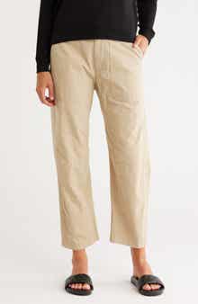rag & bone Leyton Crop Cotton Work Pants