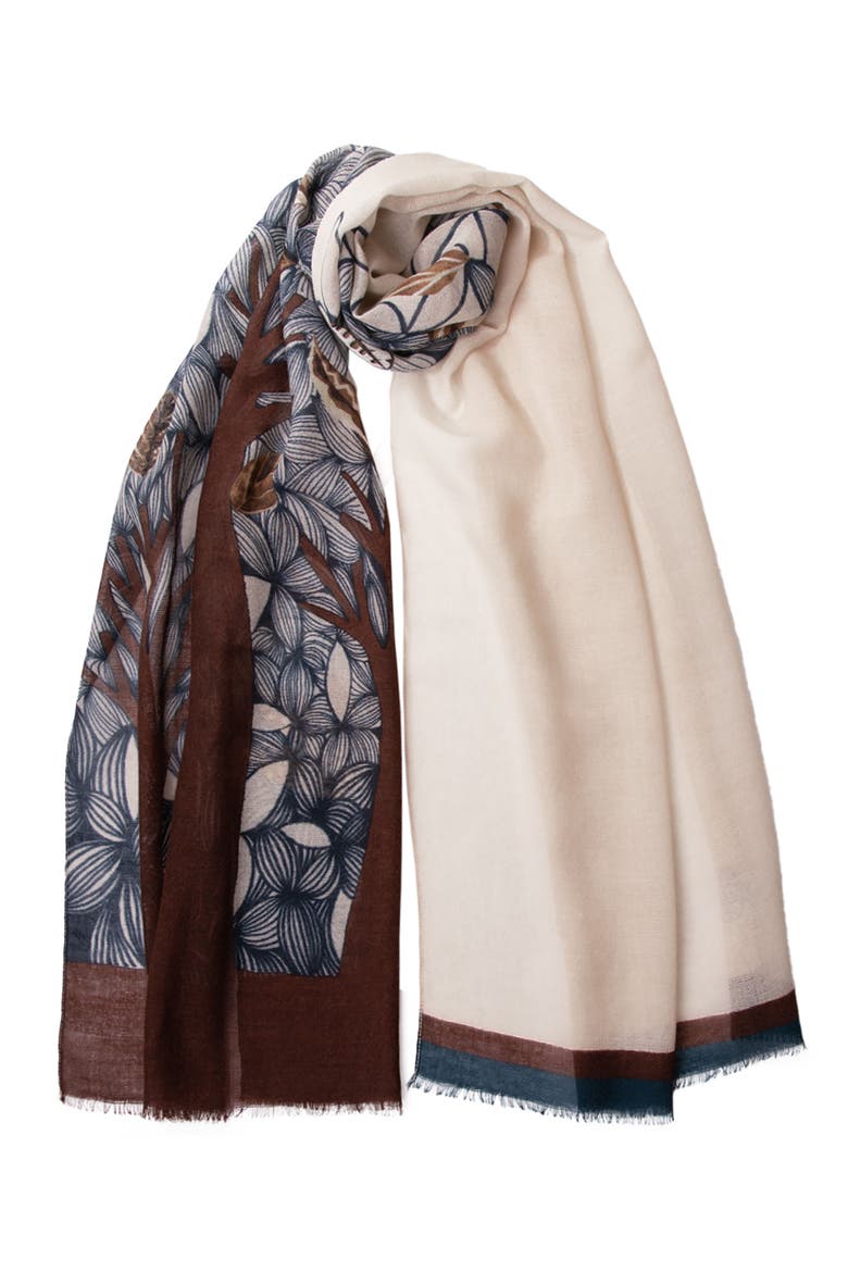 Bosco - Wool Scarf, Main, color, Beige