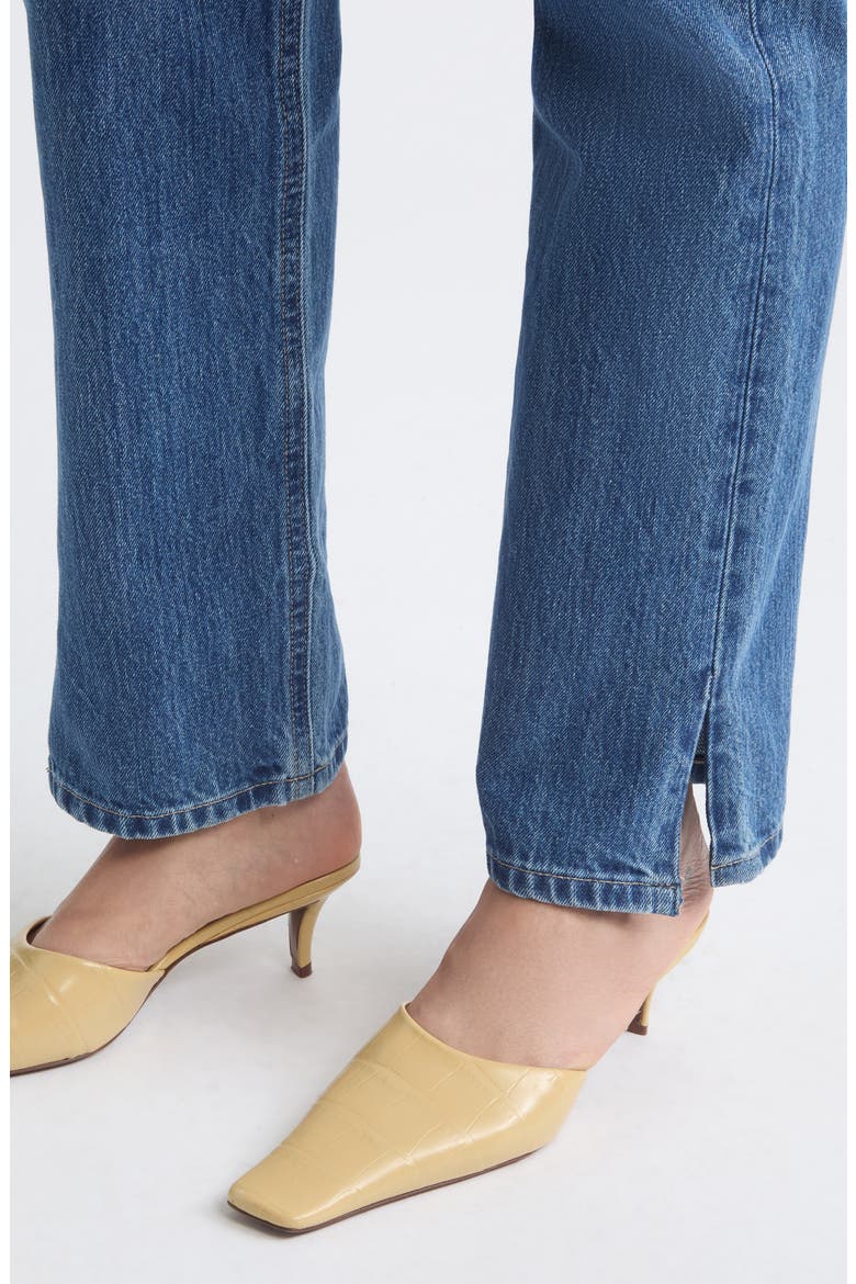 Agnes High Waist Straight Leg Jeans, Alternate, color, SLOAN WASH