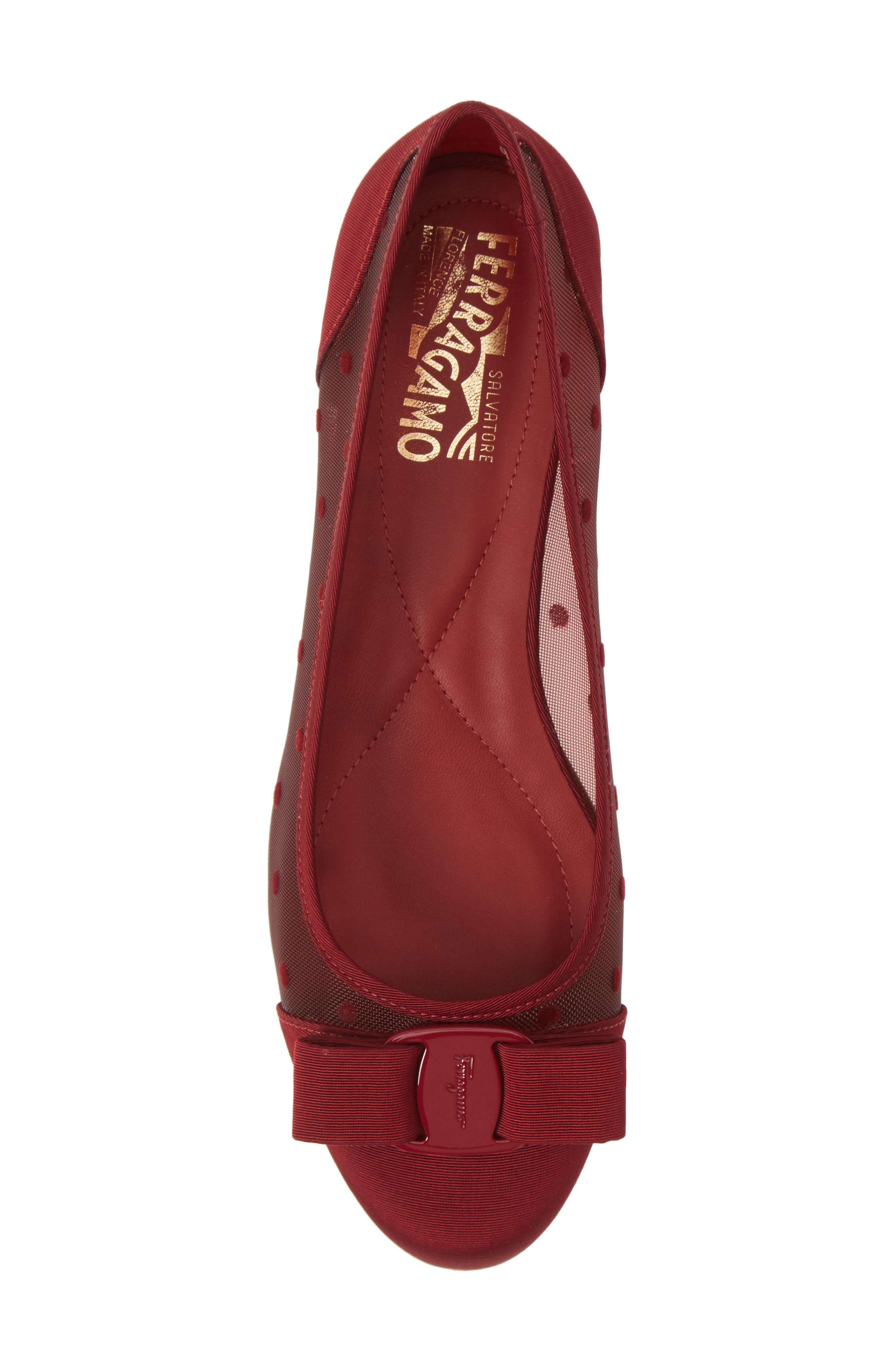 FERRAGAMO Salvatore Ferragamo Varina Dots Mesh Loafer, Alternate, color, 