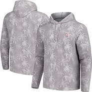 Tommy Bahama Men's Tommy Bahama Gray Texas Rangers Palm Frenzy Hoodie Long Sleeve T-Shirt