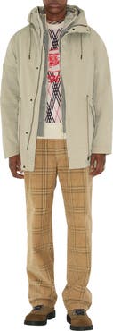 Burberry Detachable Warmer Nylon Blend Parka