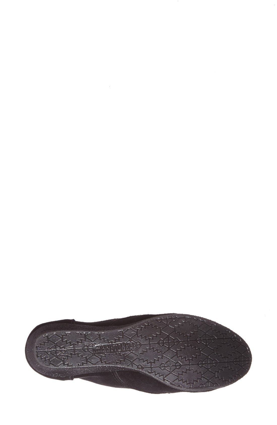 Chukka Wedge Bootie, Alternate, color, BLACK