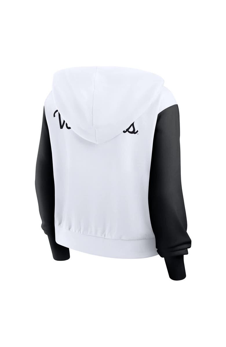 Nike Women's Nike White Tennessee Volunteers Cropped Beyond Capability Color-Block Script Full-Zip Hoodie, Alternate, color, White