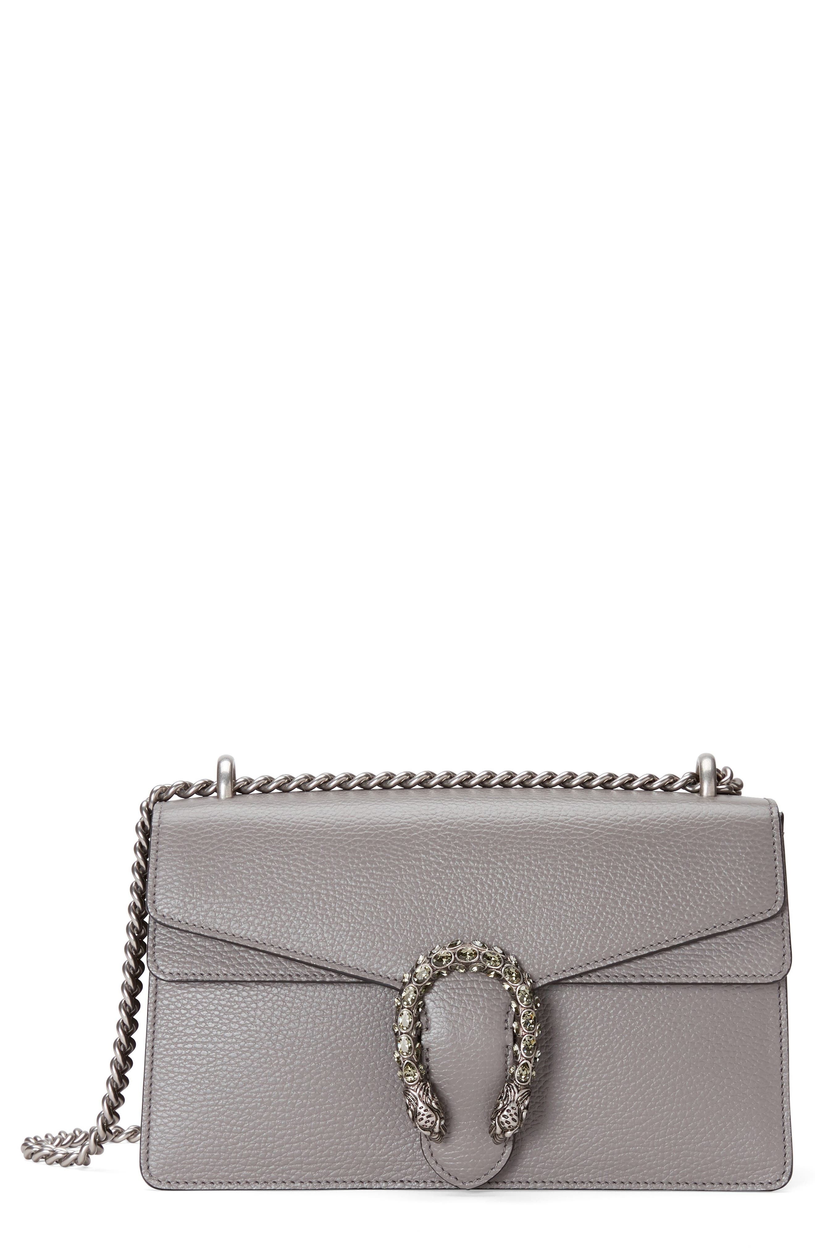 Gucci Small Leather Shoulder Bag, Main, color, 