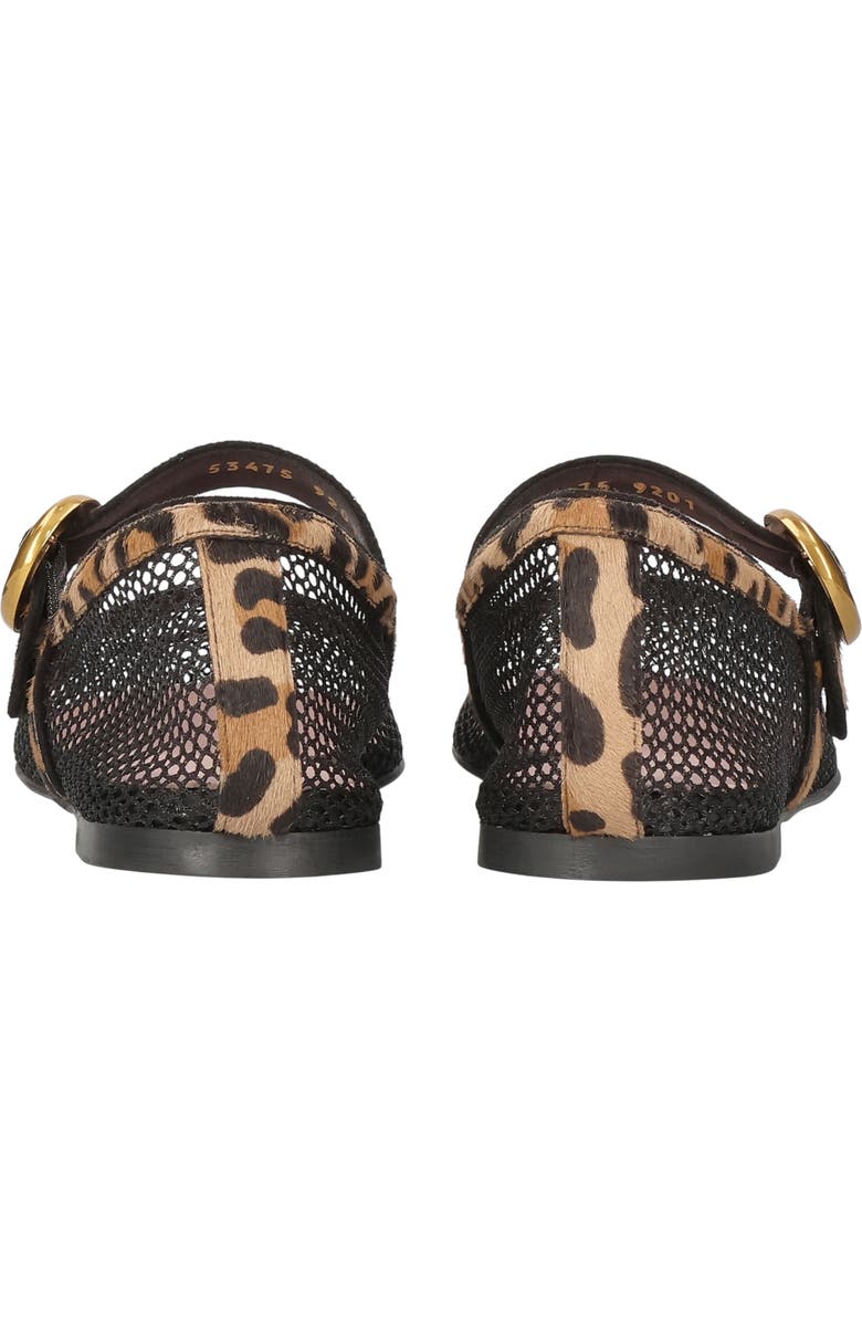 Pretty Ballerinas Mesh Buckle Mary Jane, Alternate, color, Black