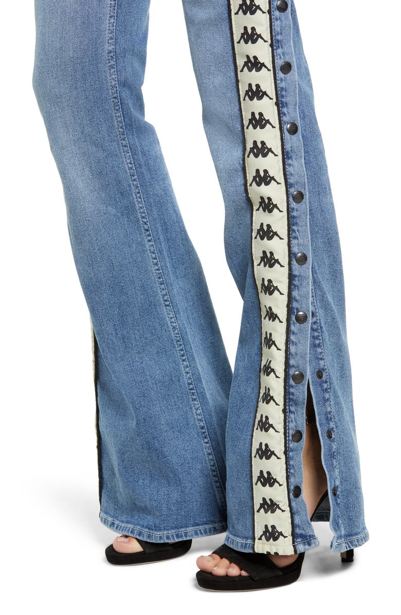 KAPPA ACTIVE Kappa Authentic Brigit Flare Leg Jeans, Alternate, color, 