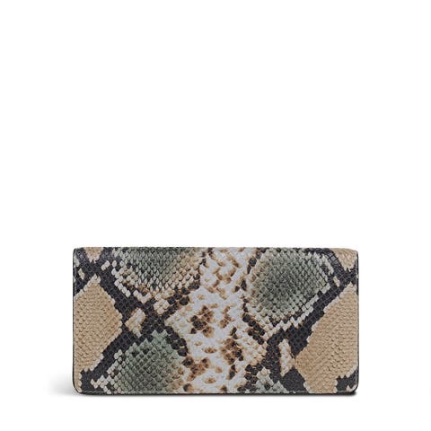 Coin Street - Faux Snake Large Bifold Wallet