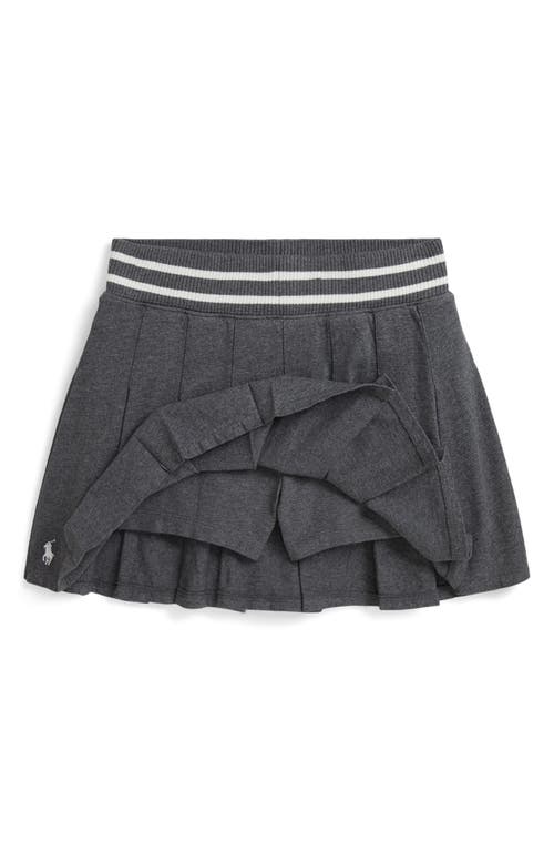 Polo Ralph Lauren Pleated Jersey Skirt In Blue
