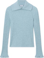 LK Bennett Cora Collared Rib Sweater