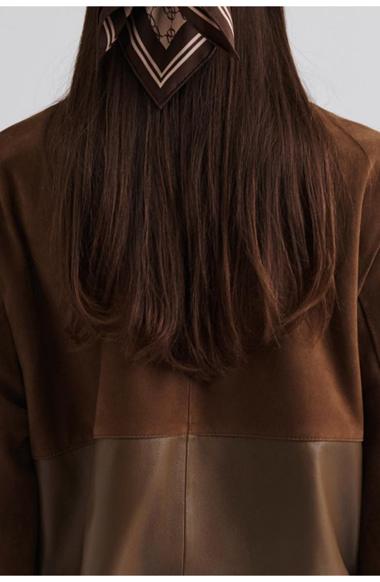 Malina Silk Twill Lightweight Scarf, Alternate, color, Monogram Cream