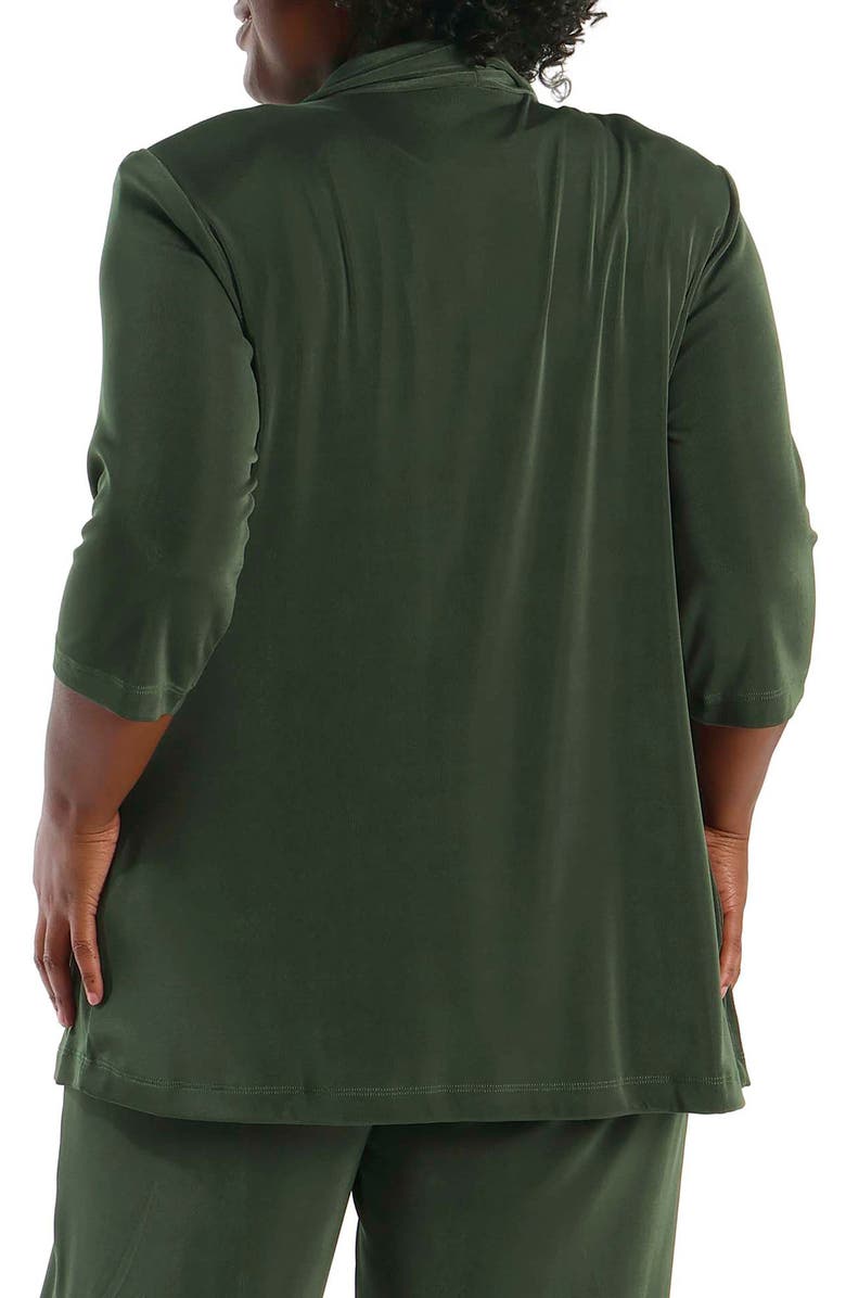 Vikki Vi Stretch Knit Open Front Jacket, Alternate, color, 