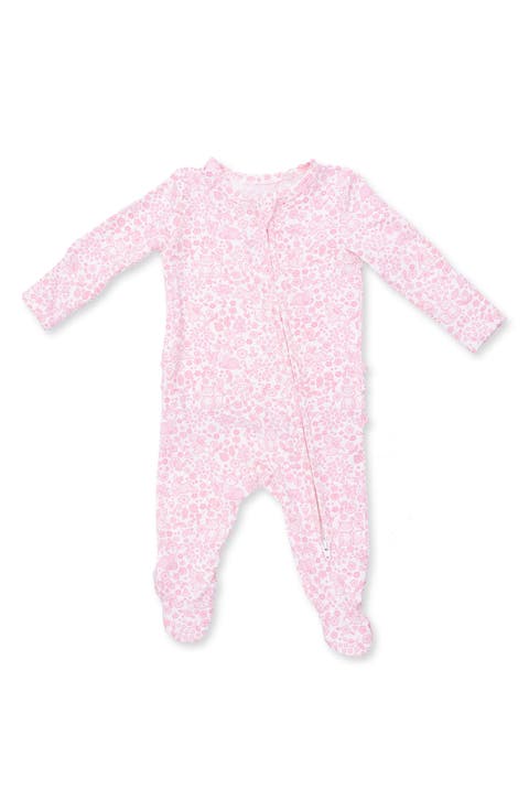 Kids' Baby Woodland Ruffle Zip Footie