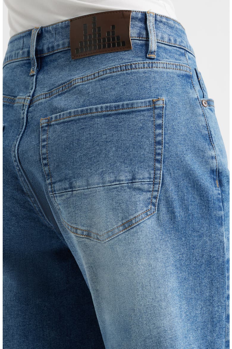 Relaxed Denim Shorts, Alternate, color, VINTAGE WHISKER