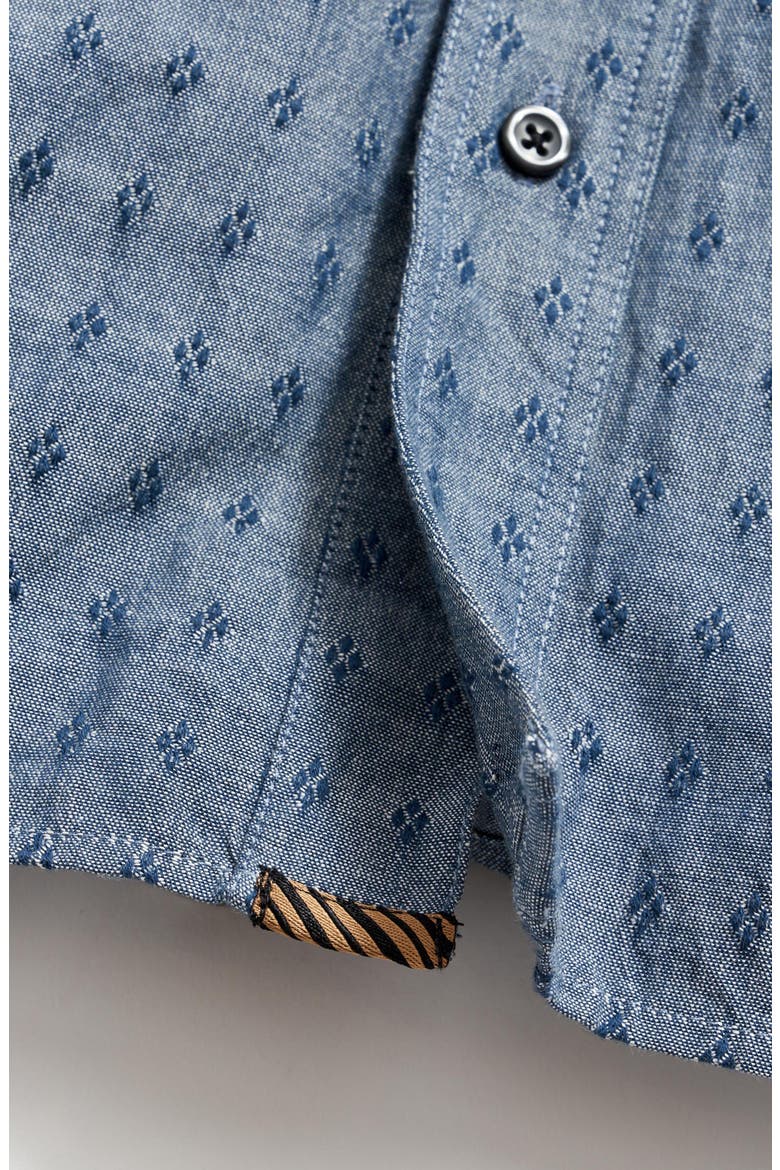 Tuscumbia Diamond Dobby Button-Down Shirt, Alternate, color, CHAMBRAY BLUE