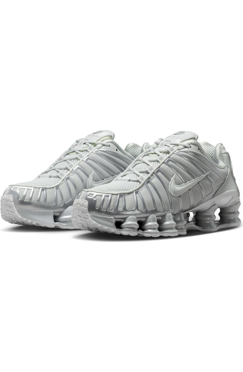 Nike Shox TL Sneaker, Main, color, Photon Dust/ Metallic Silver