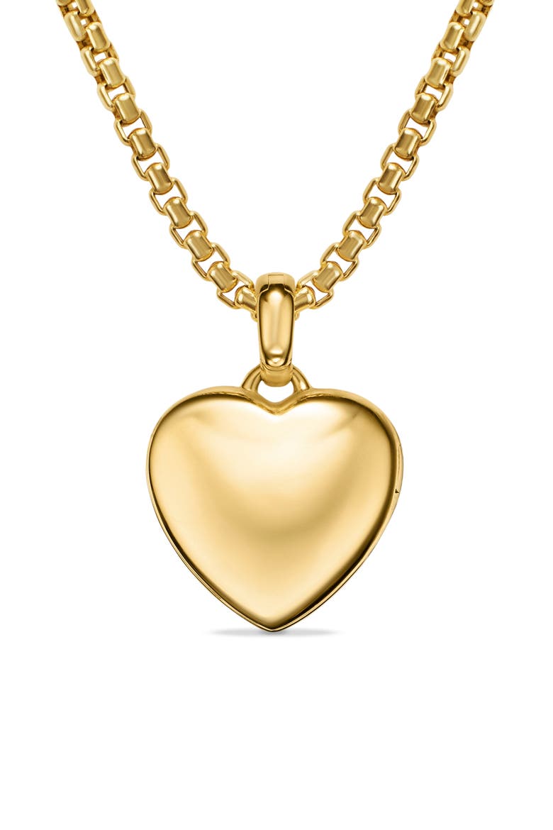 Sculpted Cable Heart Locket, 23mm, Alternate, color, 18K GOLD