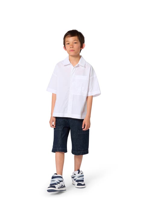 Kids Denim Bermuda Shorts