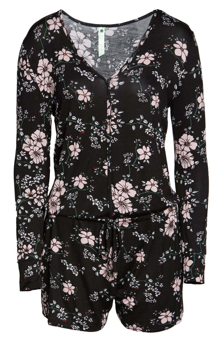 Honeydew Intimates All American Long Sleeve Lounge Romper, Alternate, color, 