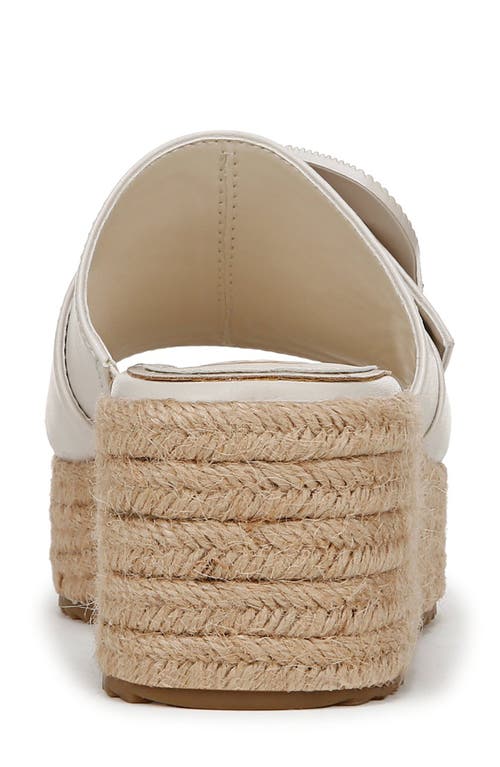 Sam & Libby Crysta Platform Wedge Sandal In White