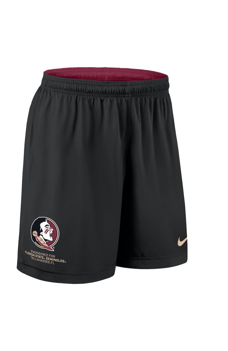 Nike Men's Nike Garnet/Black Florida State Seminoles 2025 Sideline Reversible Performance Shorts, Alternate, color, 