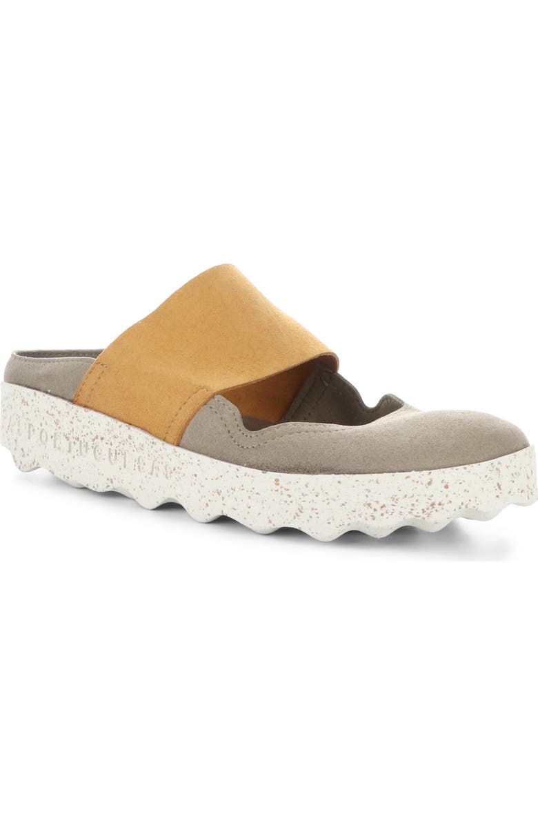 Asportuguesas by Fly London Cana Slide Sandal, Main, color, 009 Taupe/Camel Faux