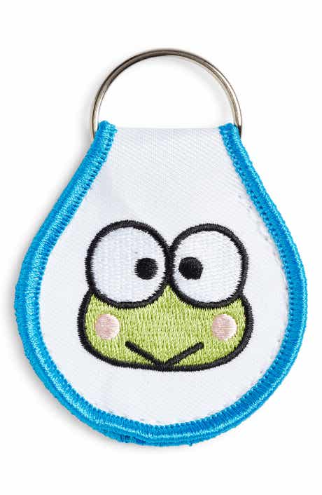 Three Potato Four x Sanrio Hello Kitty® Keroppi® Embroidered Patch Keychain