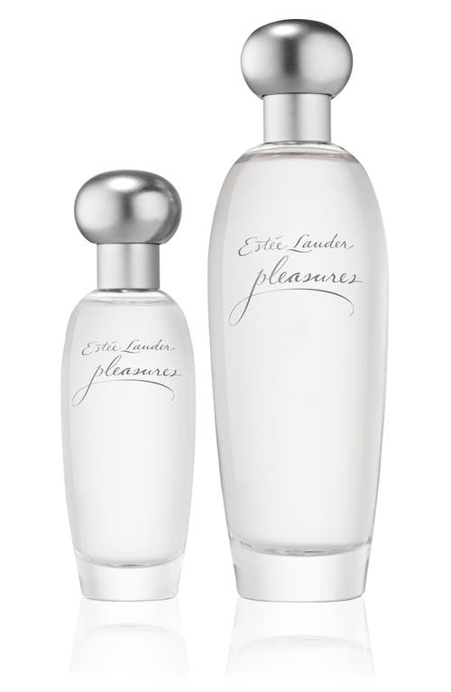 Estée Lauder Pleasures Eau De Parfum Duo $170 Value In Transparent