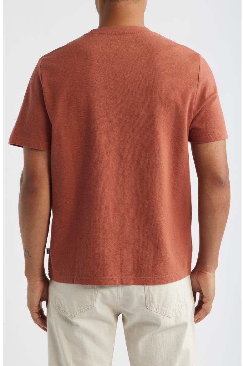Dean Organic Cotton T-Shirt, Alternate, color, RUST