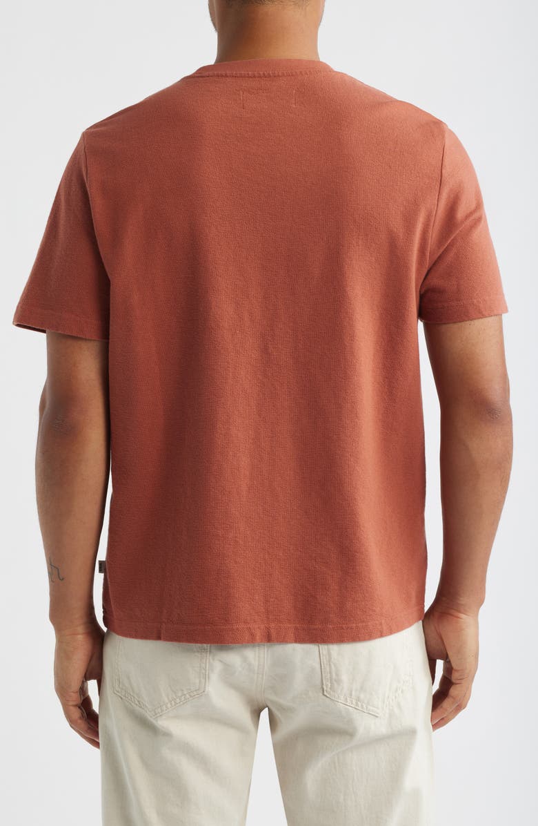 Wax London Dean Organic Cotton T-Shirt, Alternate, color, Rust