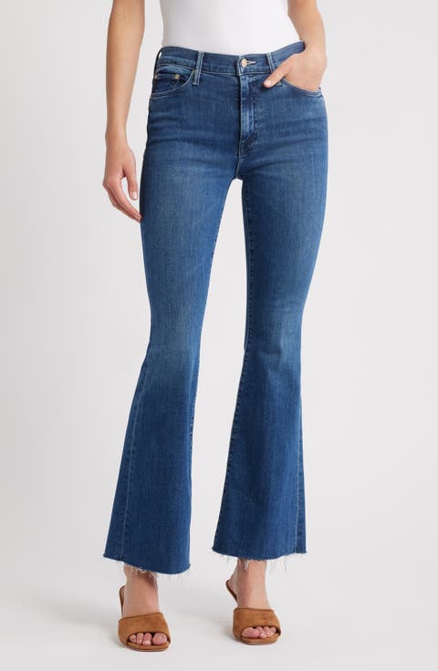 パンツ MOTHER Women Straight Pants 1686 104DE Blue The Smarty Pants Flood - Connect The Dots | MOTHER DENIM