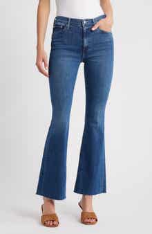 MOTHER The Weekend Fray Flare Leg Pants