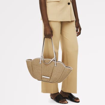 RADLEY ユリ - ラフィア 大きなオープントップトート Radley London The Lily Raffia Large Open Top Tote Bag - Macy's