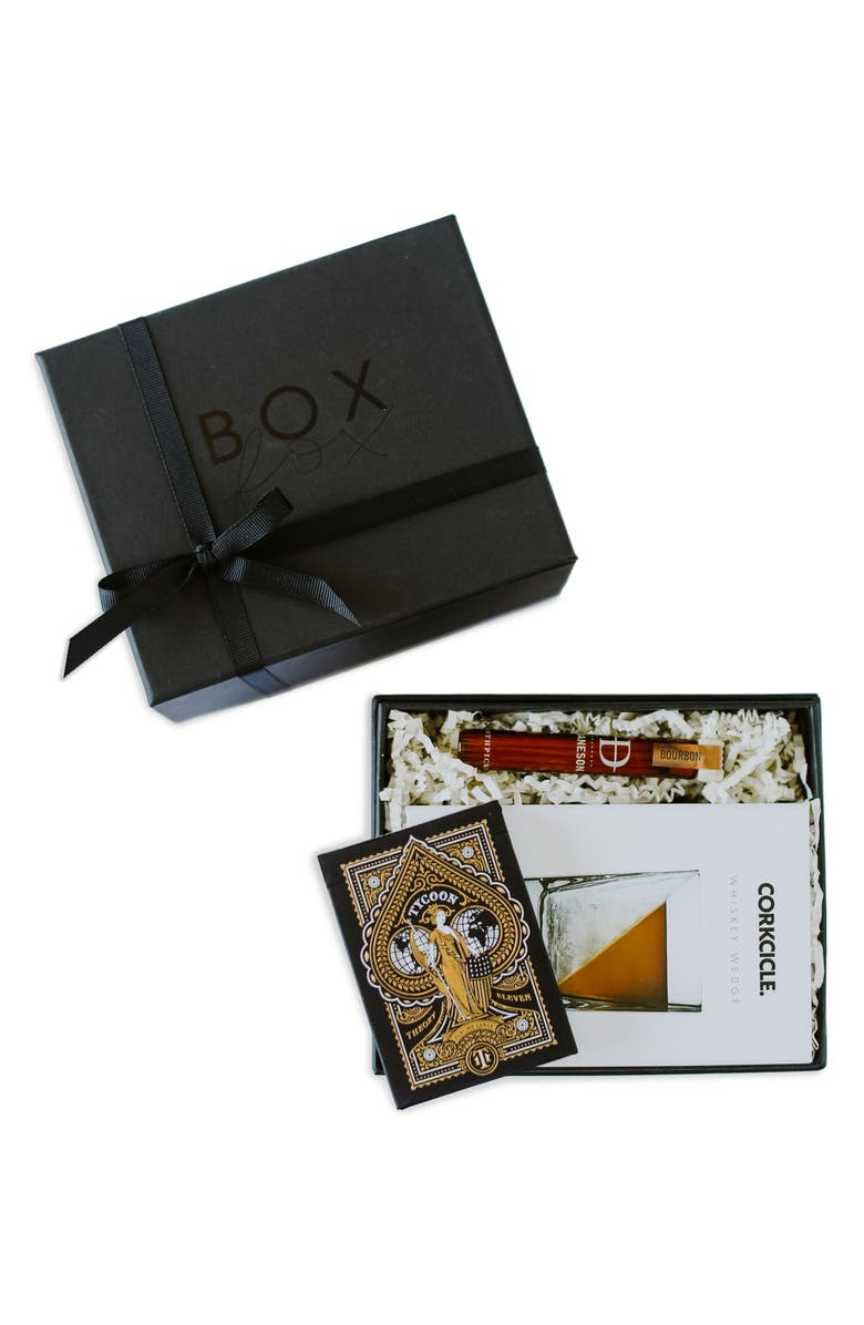 BOXFOX Spirits Bright Whiskey Set Gift Box, Main, color, 