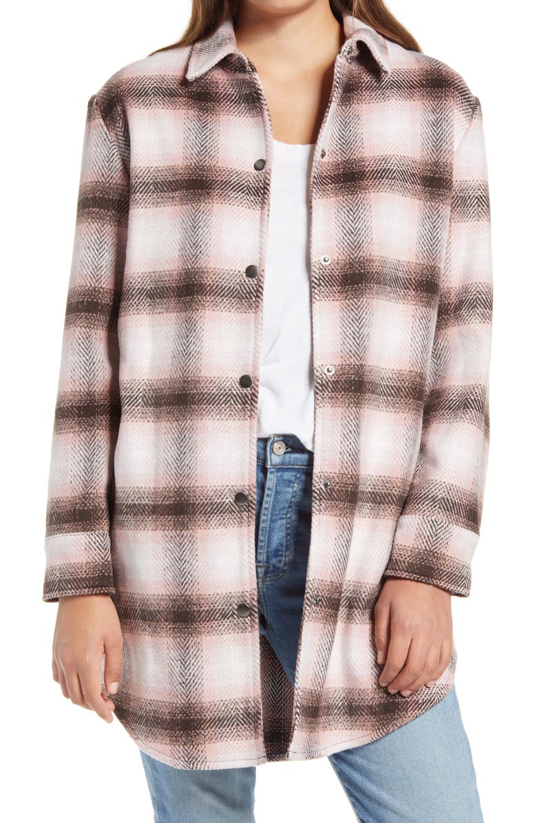 BB Dakota by Steve Madden BB Dakota Eldridge Shirt Jacket, Main, color, 